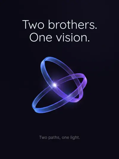Instagram post: Two brothers. One vision. The Lumarc rings